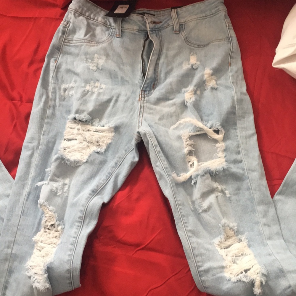 Ripped Blue Jeans